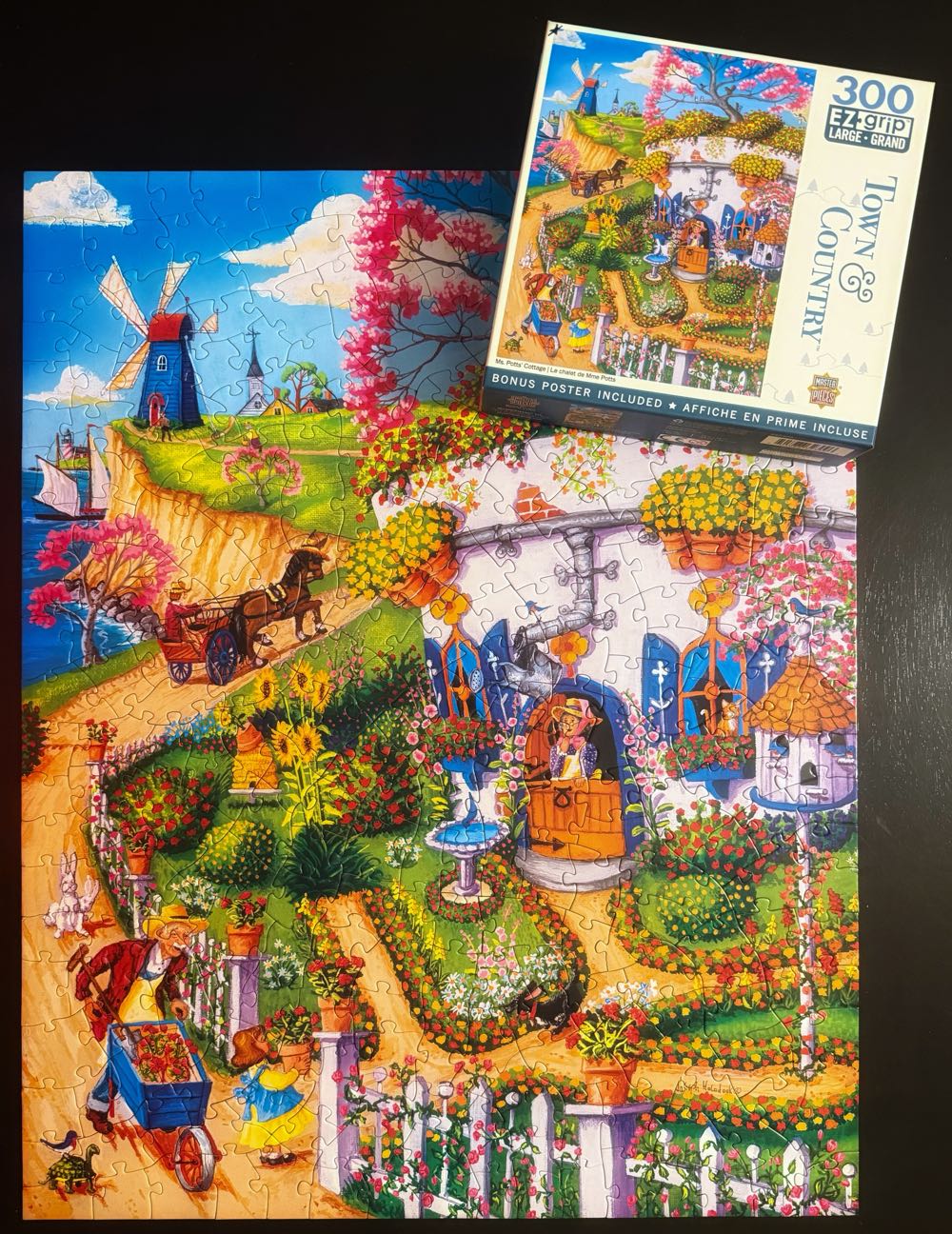 Ms. Potts’ Cottage* - MasterPieces puzzle collectible [Barcode 705988323096] - Main Image 4