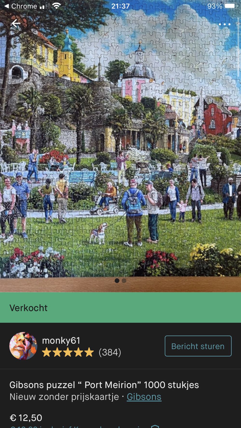 Portmeiron - Gibsons puzzle collectible [Barcode 6096051313347] - Main Image 4