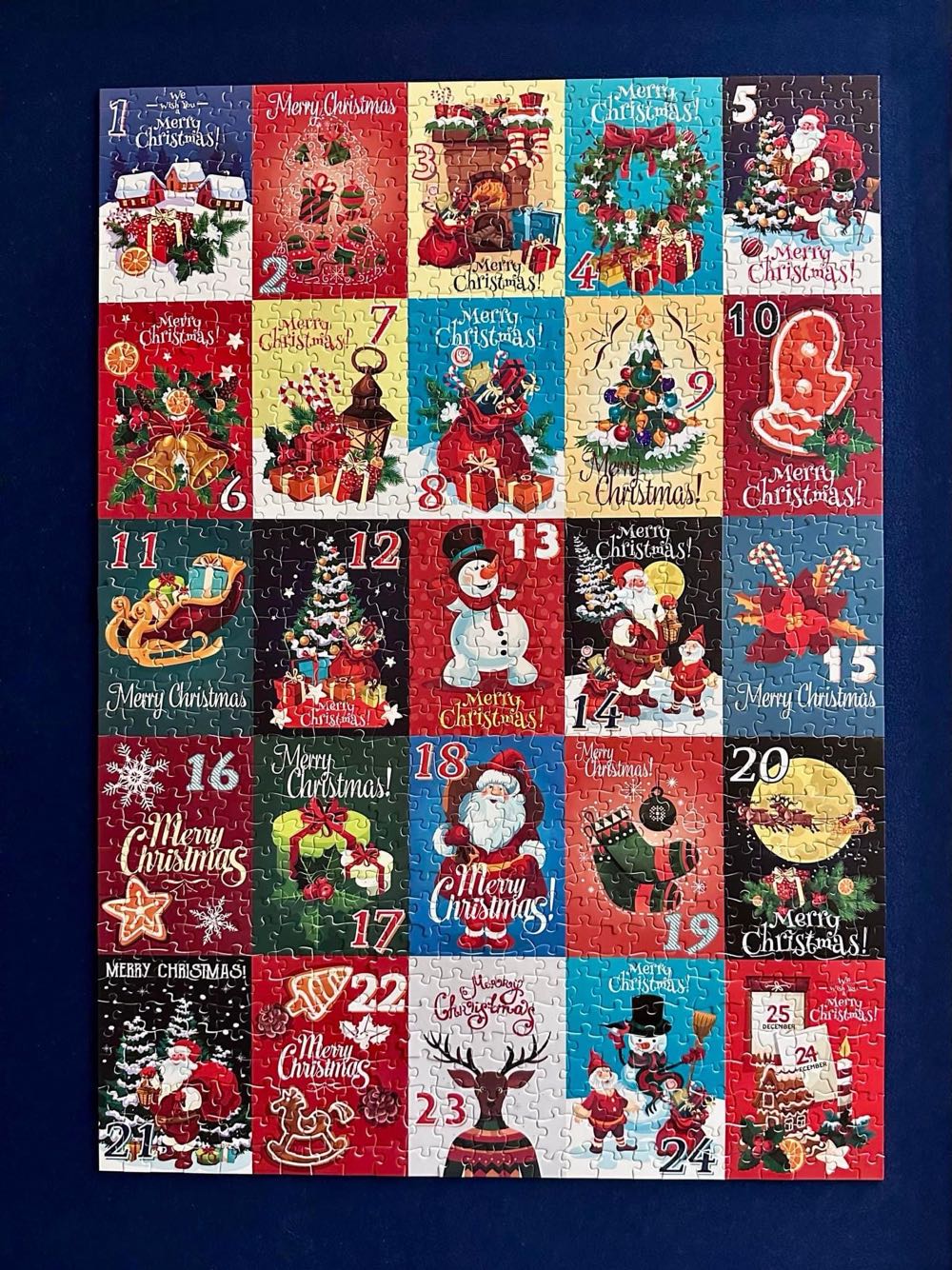 Merry Christmas Advent Calendar - Gulf Conformity Mark puzzle collectible - Main Image 3
