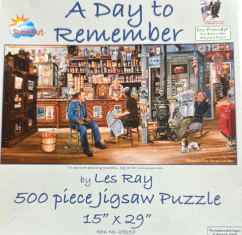 A Day To Remember  - SOLD - SunsOut puzzle collectible [Barcode 796780252974] - Main Image 2