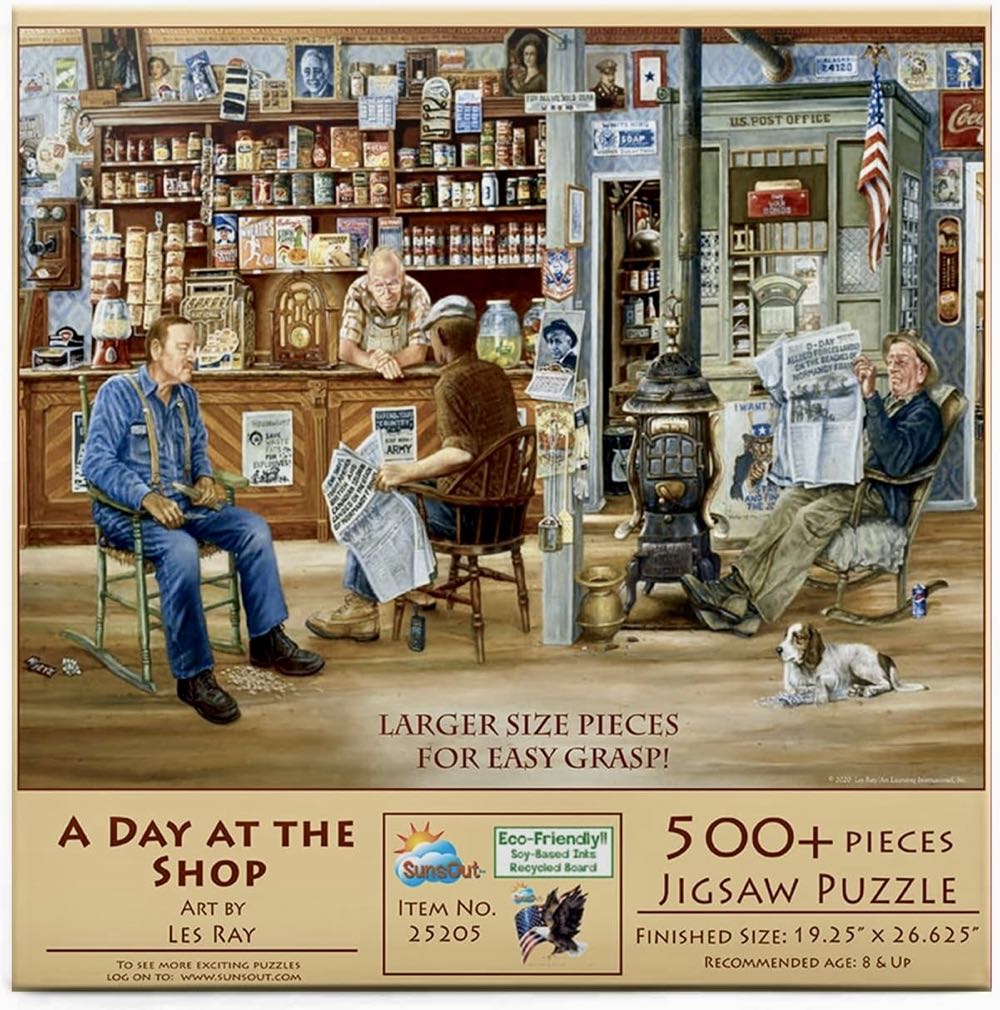 A Day To Remember  - SOLD - SunsOut puzzle collectible [Barcode 796780252974] - Main Image 3