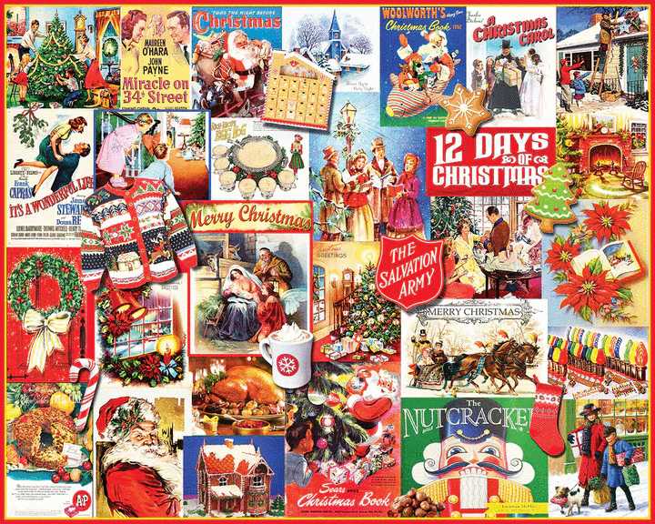 Celebrations Of Christmas/NMV/Sell-w - White Mountain Puzzles puzzle collectible [Barcode 724819267149] - Main Image 2