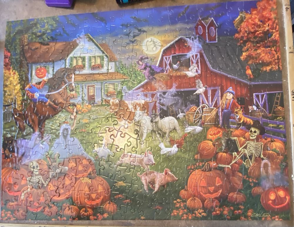 HAUNTED BARNYARD - Bits & Pieces puzzle collectible [Barcode 192949065834] - Main Image 2