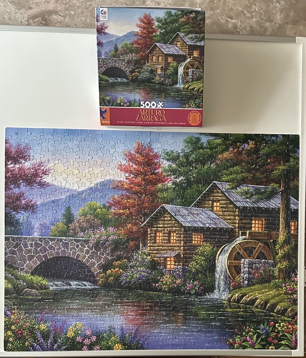 The Watermill - Ceaco puzzle collectible [Barcode 021081242158] - Main Image 2