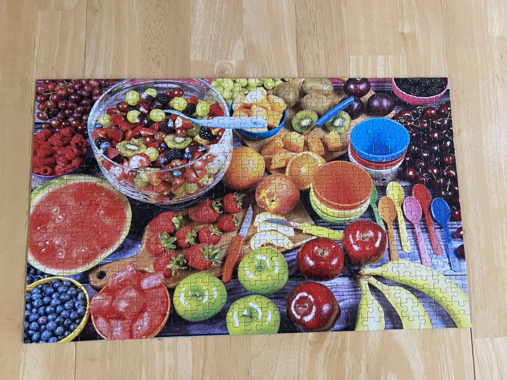 Fresh Fruit Bowl - Puzzlebug Deluxe puzzle collectible [Barcode 195464091609] - Main Image 2