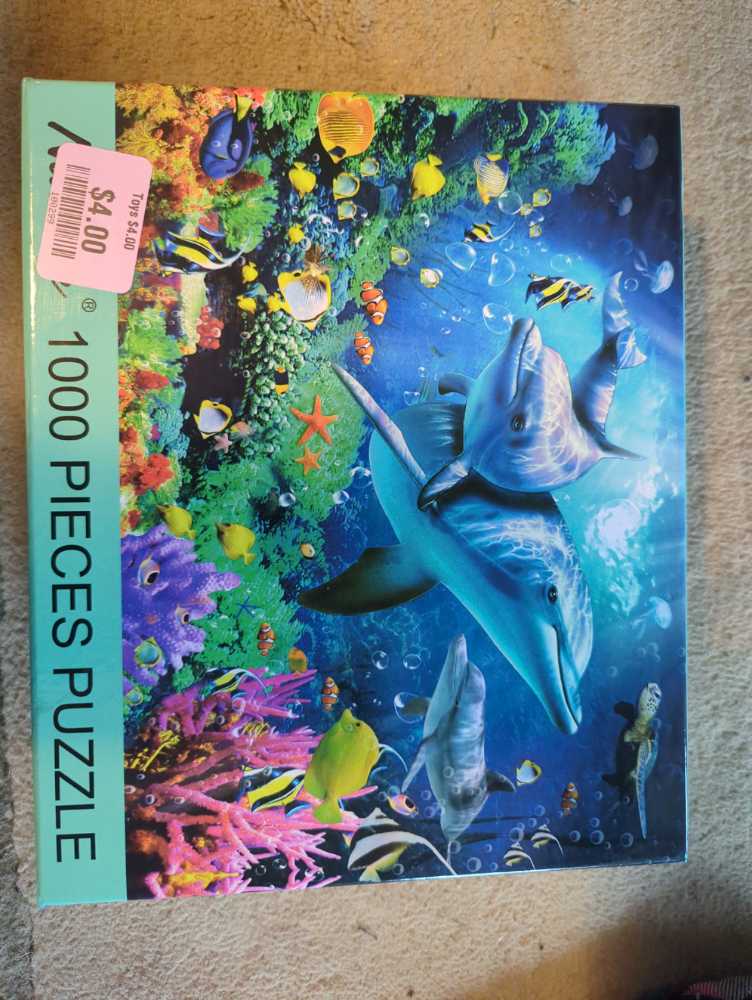 Dolphins - Nattork puzzle collectible [Barcode 784529122381] - Main Image 2