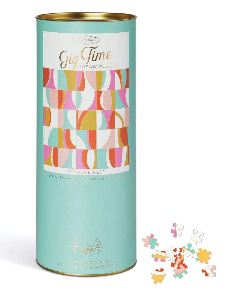 Groove Geo (Jig Time) - Designworks Ink puzzle collectible [Barcode 840111508442] - Main Image 2