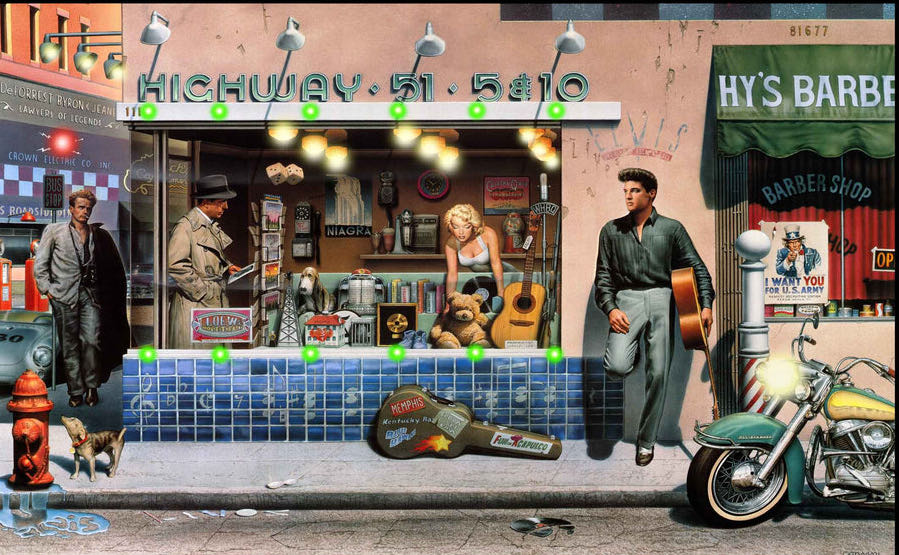 Highway 51 - SunsOut puzzle collectible [Barcode 796780670709] - Main Image 2