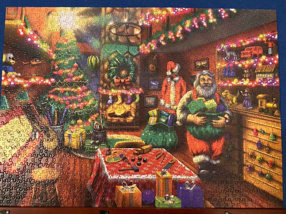 Brain Tree - Santa’s Workshop - Brain Tree Games LLC puzzle collectible [Barcode 8906139540337] - Main Image 2