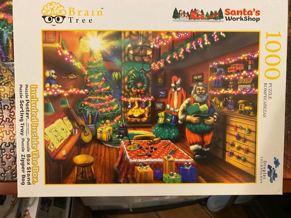 Brain Tree - Santa’s Workshop - Brain Tree Games LLC puzzle collectible [Barcode 8906139540337] - Main Image 3