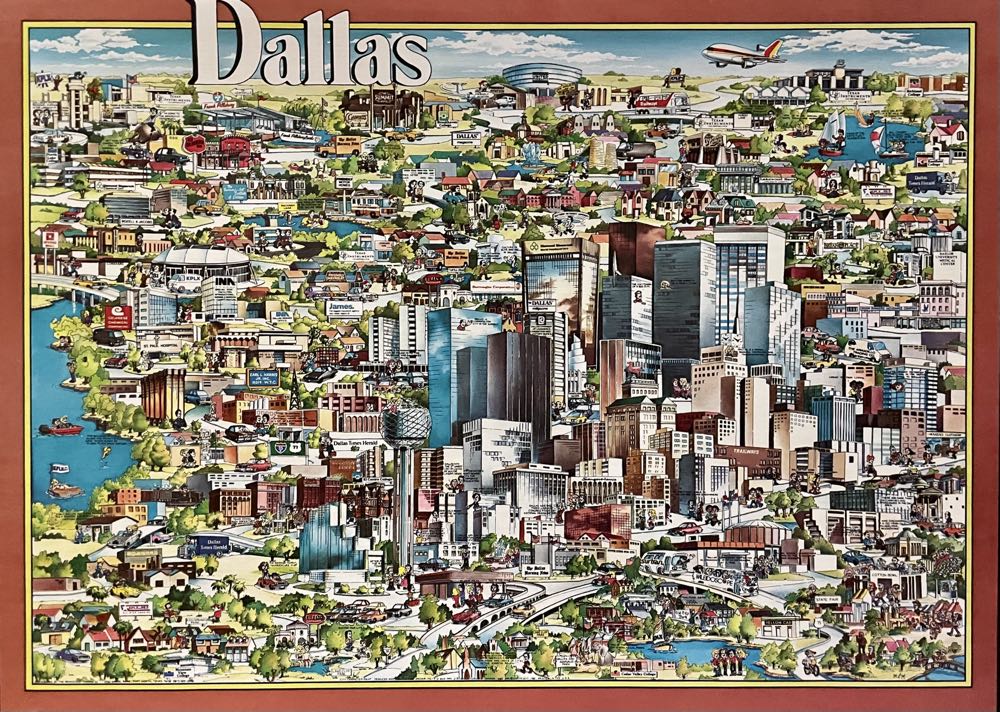 City of Dallas - Buffalo puzzle collectible [Barcode 079346973101] - Main Image 2