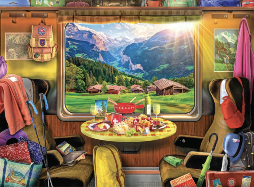 Swiss Train Ride - Buffalo puzzle collectible [Barcode 079346127474] - Main Image 2
