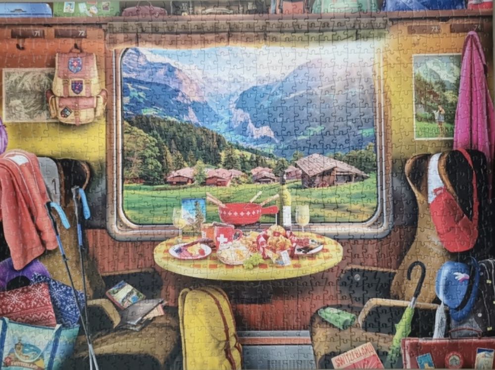 Swiss Train Ride - Buffalo puzzle collectible [Barcode 079346127474] - Main Image 3