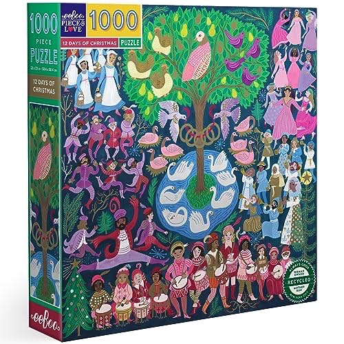 12 Days Of Christmas - Eeboo puzzle collectible [Barcode 689196514951] - Main Image 1