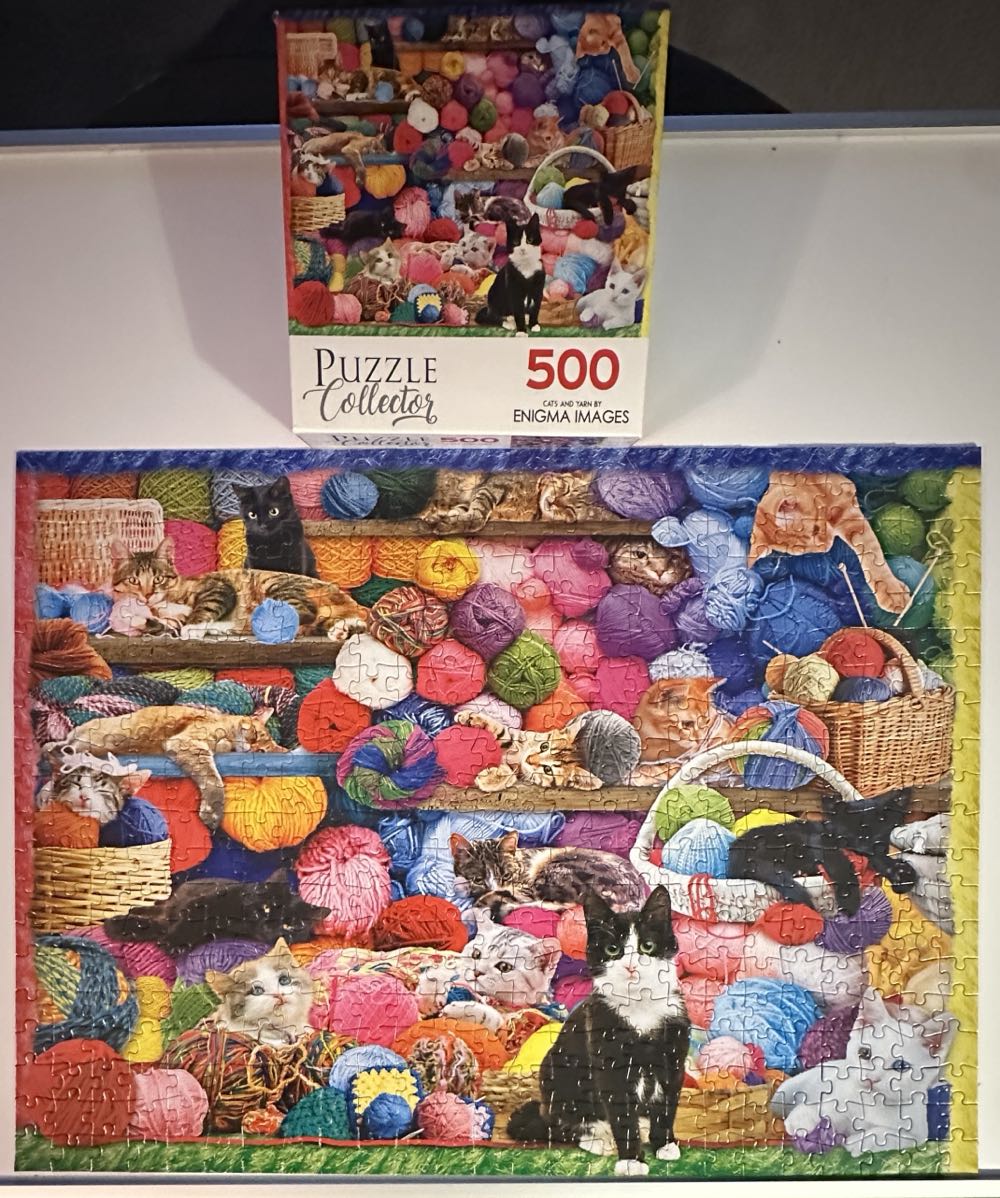 Cats and Yarn - Cra-Z-Art puzzle collectible [Barcode 4895145428729] - Main Image 2