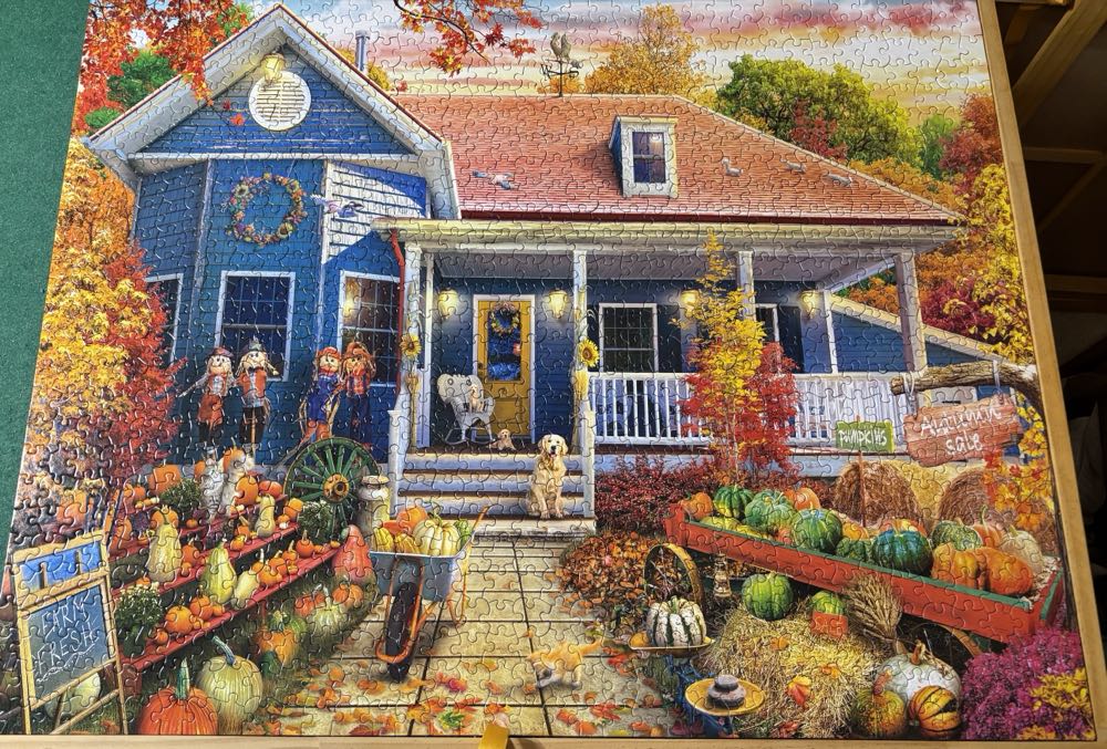 ZZ - Autumn House (SOLD) - White Mountain Puzzles puzzle collectible [Barcode 724819267163] - Main Image 5