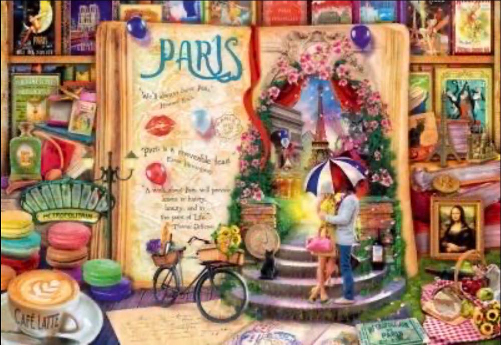 Paris (Life Is An Open Book) - Art Puzzle puzzle collectible [Barcode 8697950843614] - Main Image 2