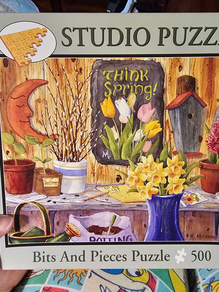 Cobble Hill 500 Piece Puzzle Quiet Time Sample Poster Included