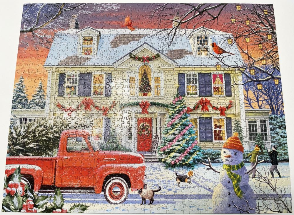 Home For The Holidays - White Mountain puzzle collectible - Main Image 2