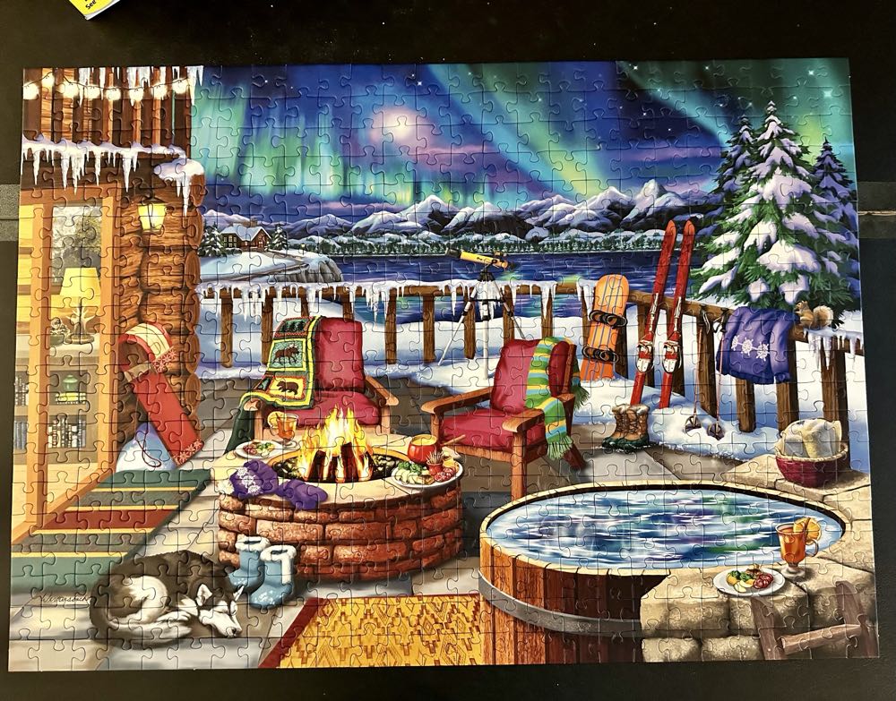 Northern Lights - Large Pieces - Ravensburger puzzle collectible [Barcode 4005556167913] - Main Image 2