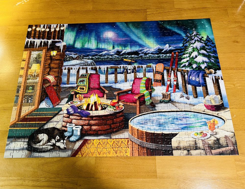 Northern Lights - Large Pieces - Ravensburger puzzle collectible [Barcode 4005556167913] - Main Image 4