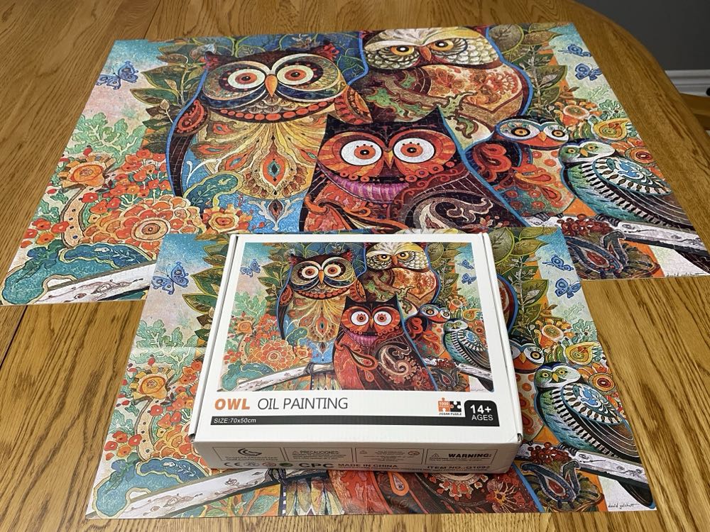 Owls - Castorland puzzle collectible [Barcode 6942248800087] - Main Image 4