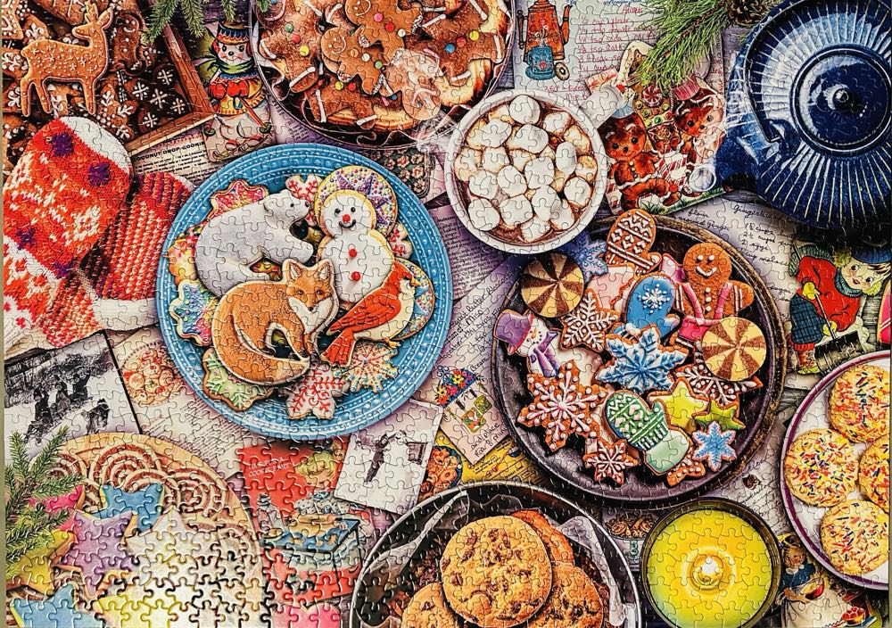 Cookies and Cocoa - SOLD - Buffalo puzzle collectible - Main Image 2