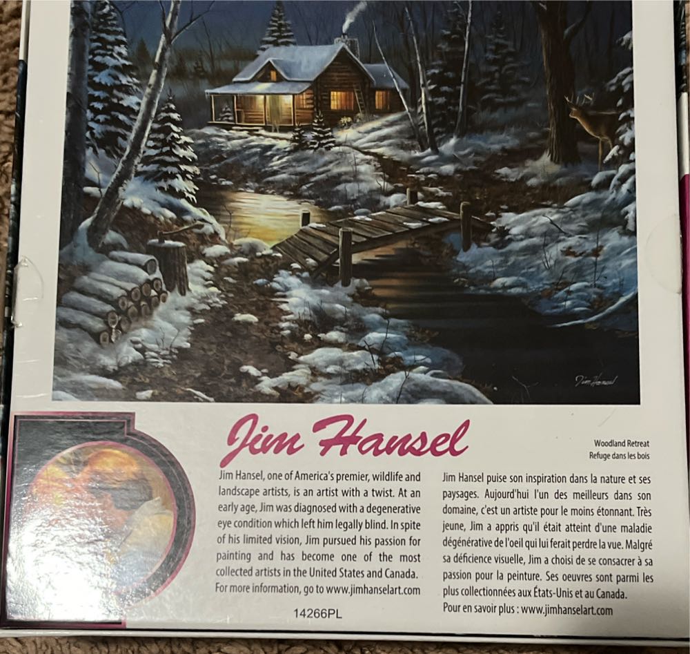 Jim Hansel Woodland Retreat - TCG Toys puzzle collectible - Main Image 2