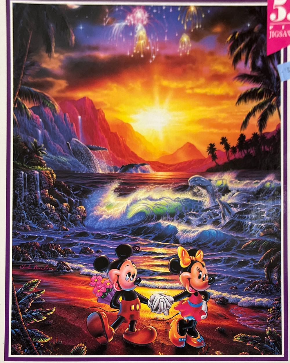 Mickey and Minnie Rollerblading