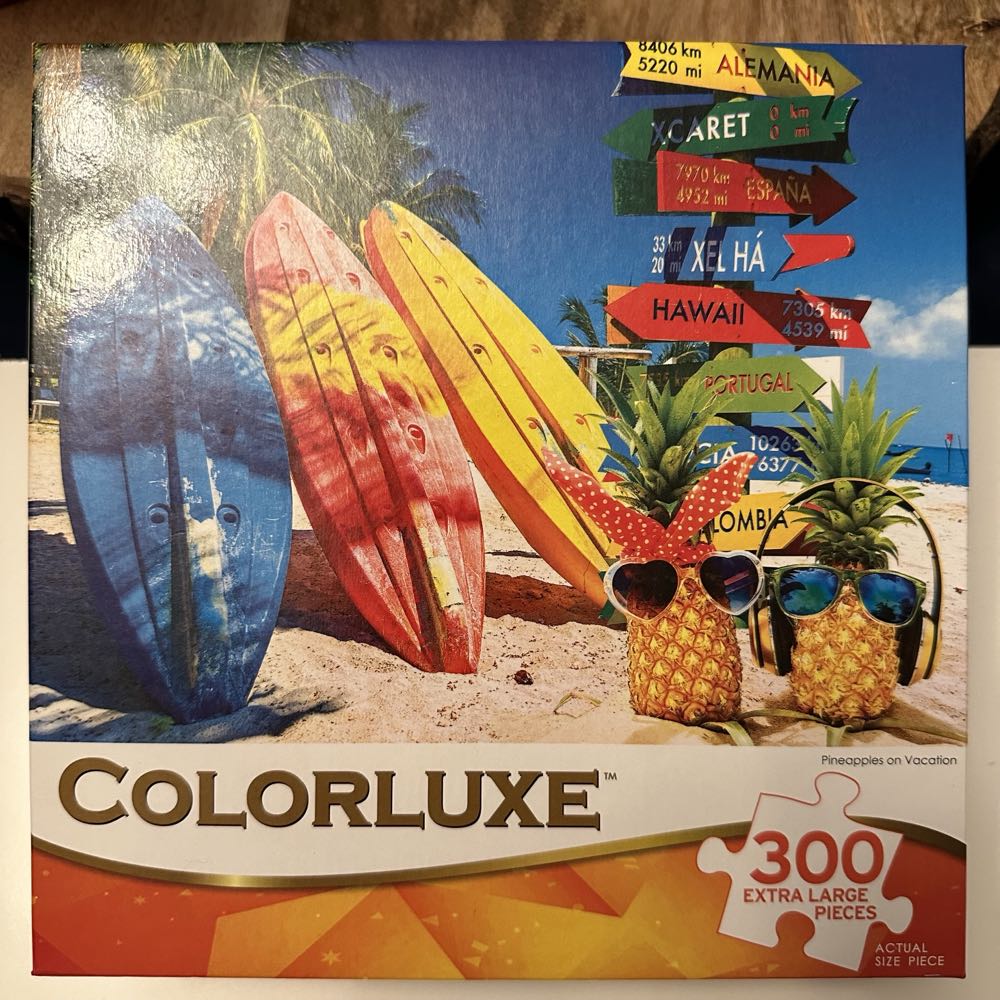 Pineapples On Vacation  - Colorluxe puzzle collectible [Barcode 4895145436427] - Main Image 2