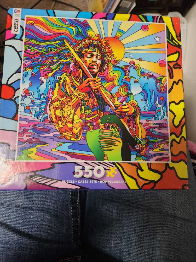 Jimi Hendrix? - Ceaco puzzle collectible [Barcode 021081230544] - Main Image 2