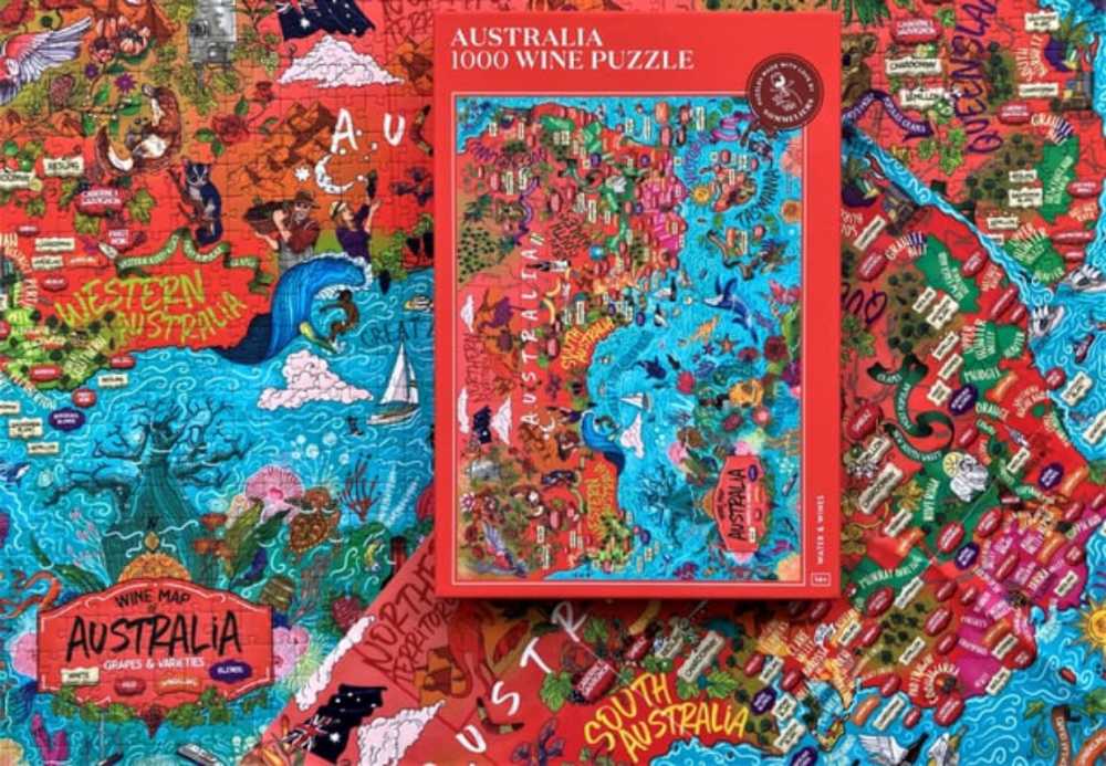 Australia - Water & Wines puzzle collectible [Barcode 7350121880269] - Main Image 2