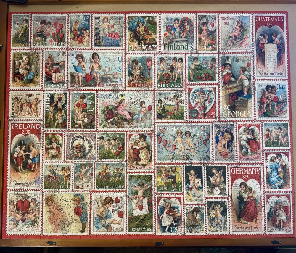 Be My Valentine-SOLD - White Mountain Puzzles puzzle collectible [Barcode 724819260492] - Main Image 2