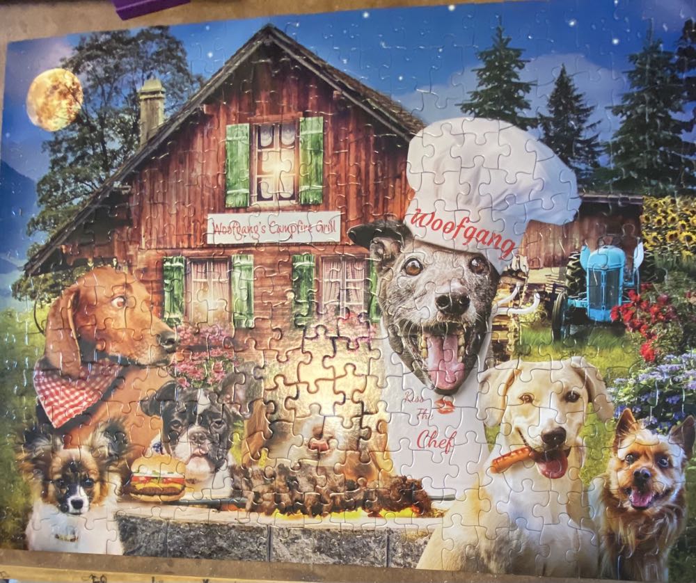 Woofgang’s Campfire - SunsOut puzzle collectible [Barcode 796780720732] - Main Image 3
