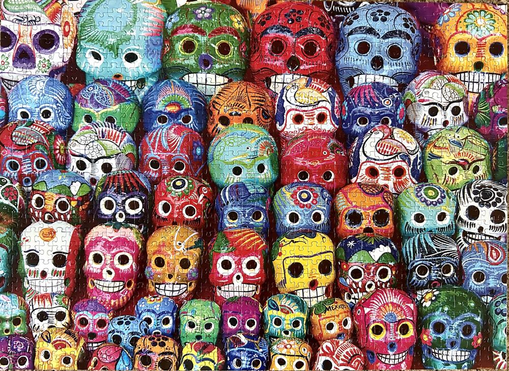 Traditional Mexican Skulls - Eurographics puzzle collectible - Main Image 2