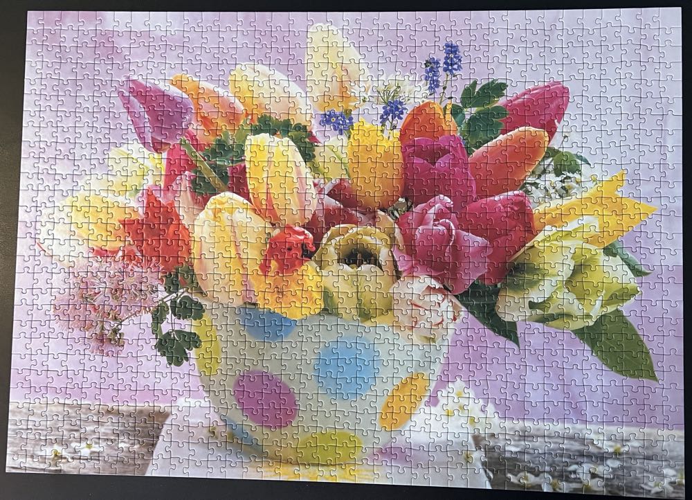 Tulip Greetings - Ravensburger puzzle collectible [Barcode 4005556155606] - Main Image 2