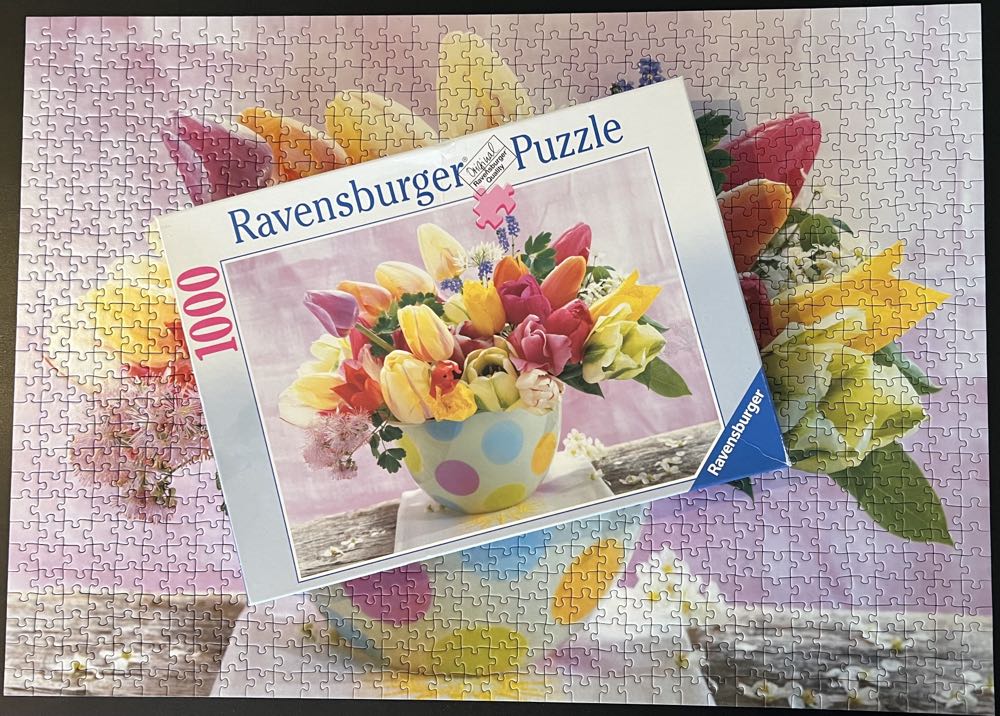 Tulip Greetings - Ravensburger puzzle collectible [Barcode 4005556155606] - Main Image 4
