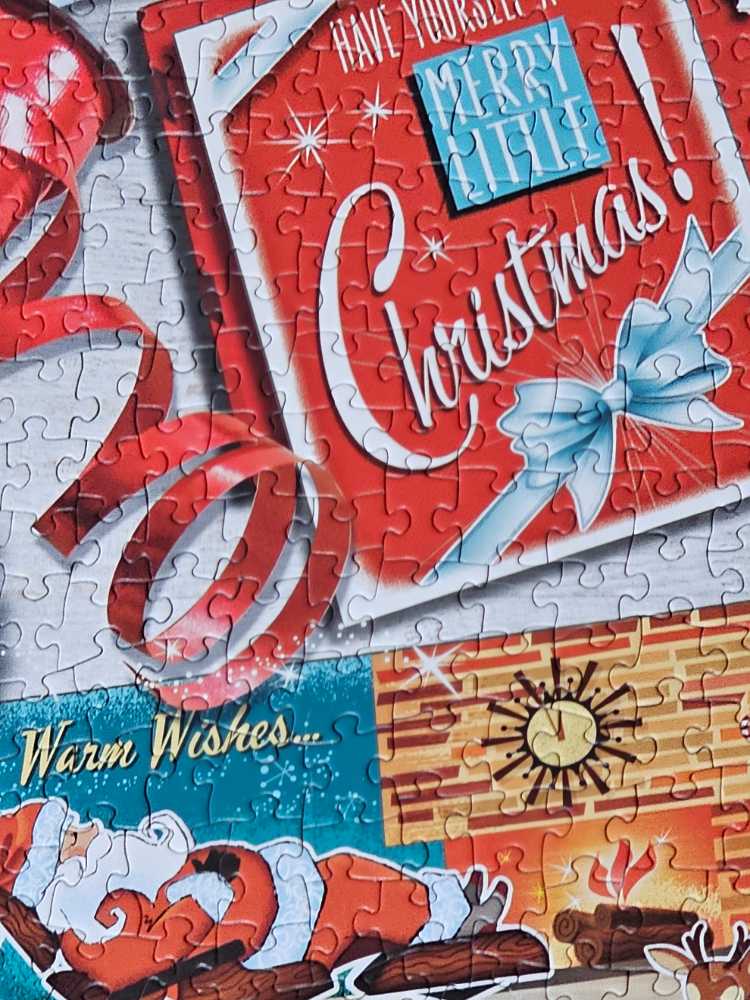 Mid Mod Season’s Greetings - Cobble Hill puzzle collectible [Barcode 625012402170] - Main Image 3