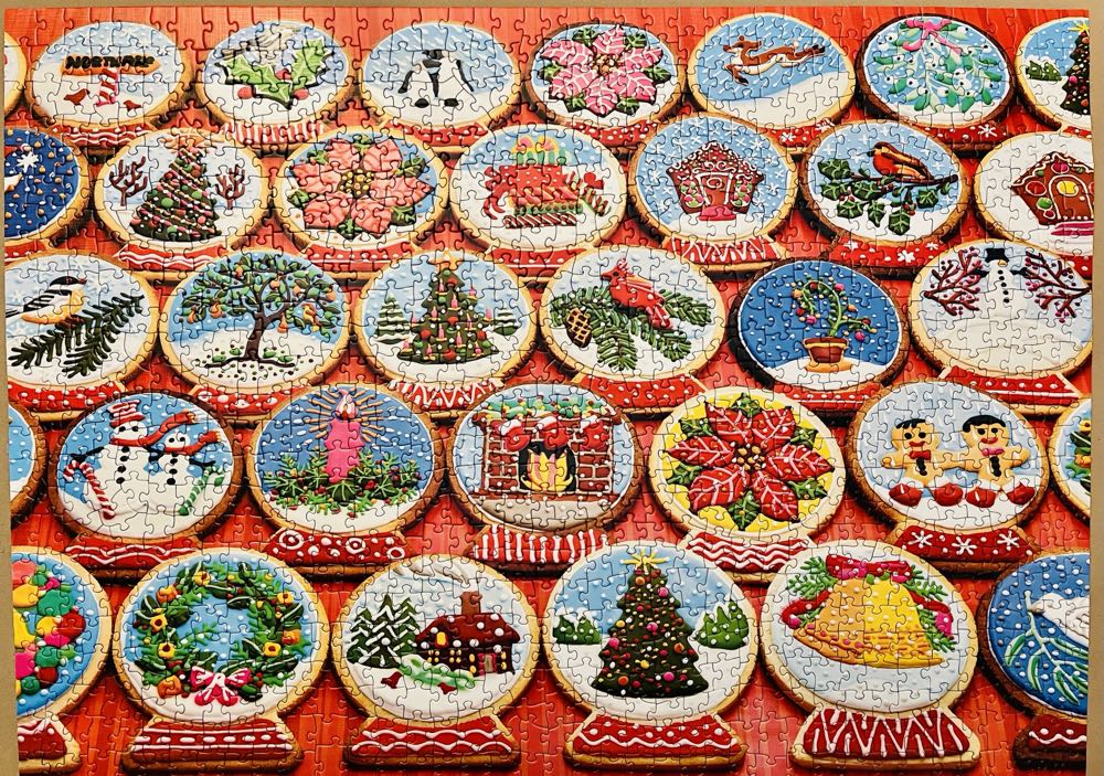 Snow Globe Cookies - Cobble Hill Puzzle Company puzzle collectible [Barcode 625012402606] - Main Image 3