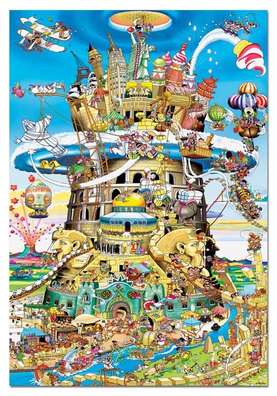 The Tower Of Babel Educa (Karli €10,00) - Educa puzzle collectible [Barcode 8412668141209] - Main Image 2