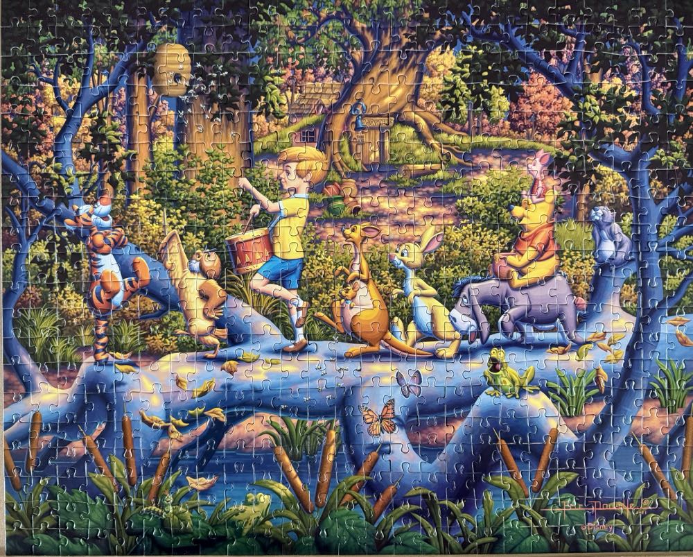 Winnie The Pooh A Heroes Parade-Kim - Dowdle puzzle collectible [Barcode 671095004930] - Main Image 2