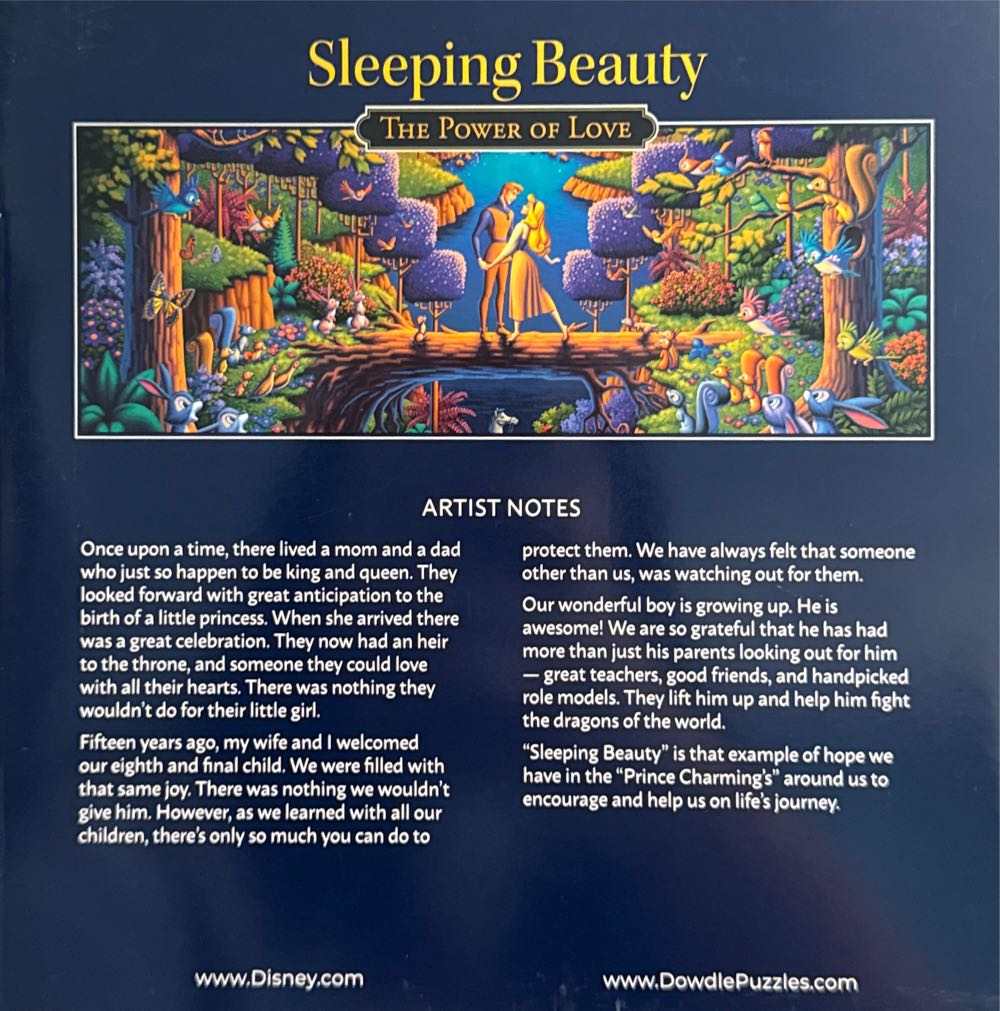 Sleeping Beauty “The Power Of Love” (NFT) - Dowdle puzzle collectible [Barcode 671095004947] - Main Image 2