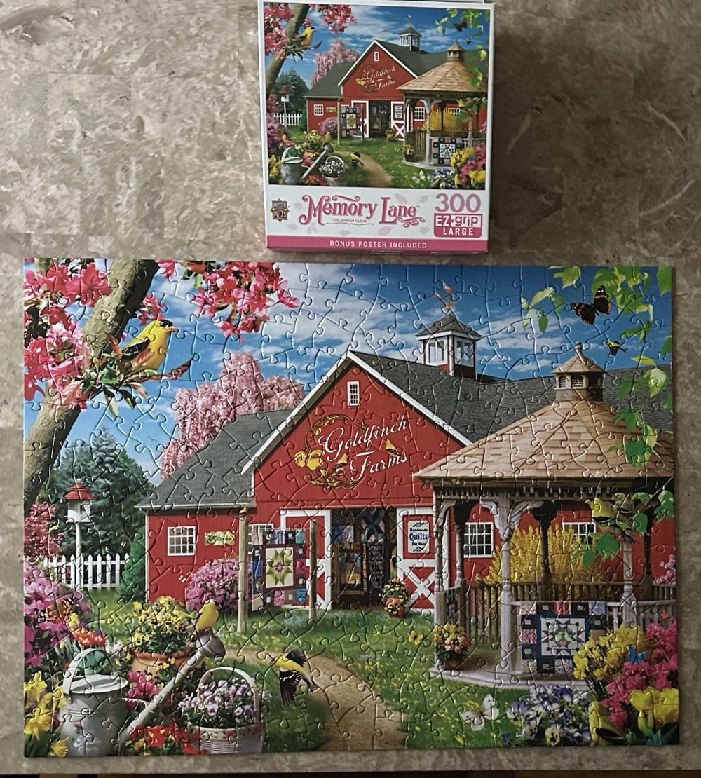 Goldfinch Farms - MasterPieces puzzle collectible [Barcode 705988618321] - Main Image 2