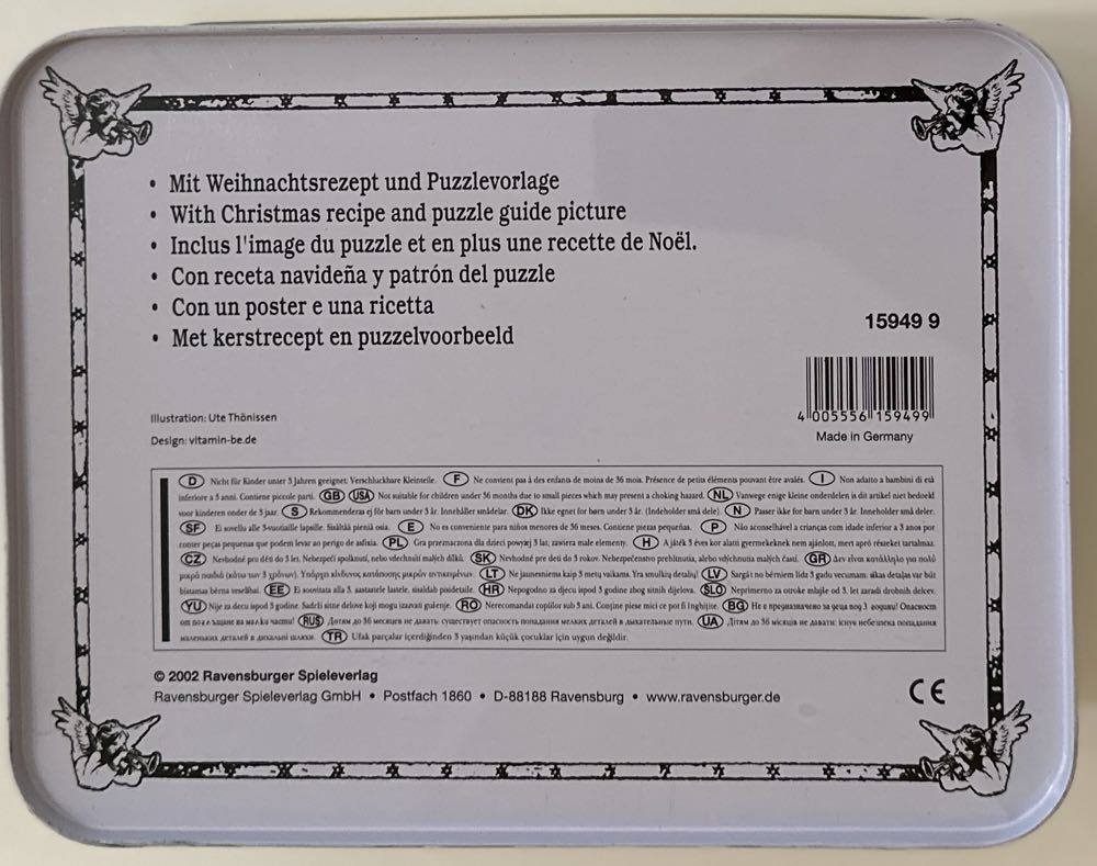 Magic In The Air / Jolly Sleigh Ride - Ravensburger puzzle collectible [Barcode 4005556159499] - Main Image 2