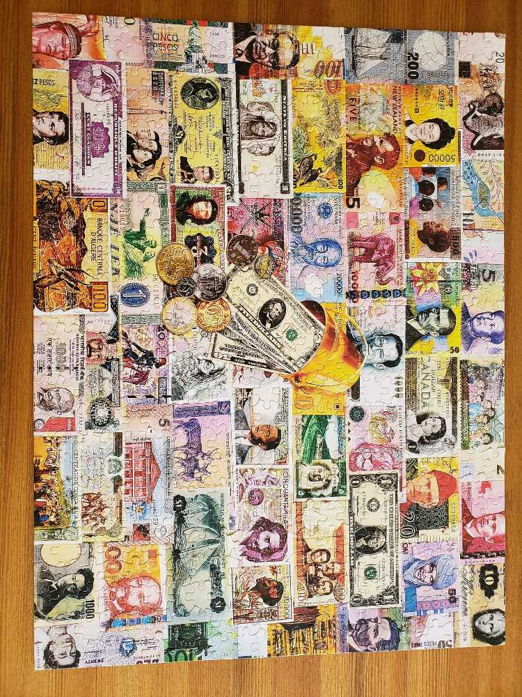 A World Of Money ✈️ - White Mountain puzzle collectible - Main Image 2