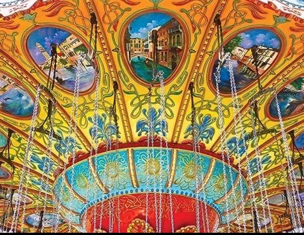 The Carousel - Springbok puzzle collectible [Barcode 091683016617] - Main Image 2