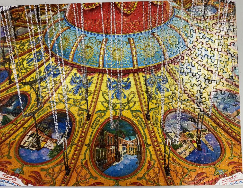 The Carousel - Springbok puzzle collectible [Barcode 091683016617] - Main Image 3