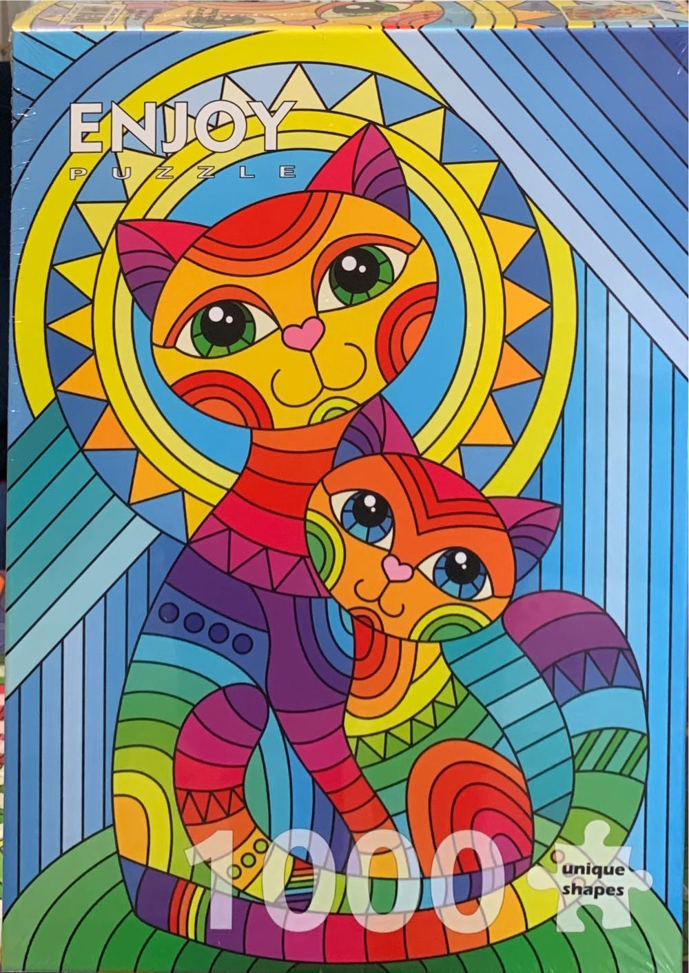 Inseparable Cat And Kitten - Enjoy Puzzle puzzle collectible [Barcode 5949194021222] - Main Image 1