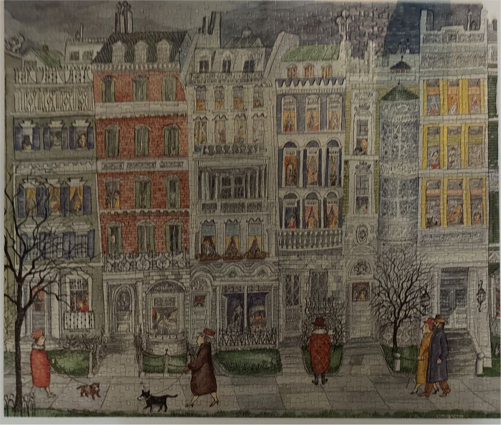 City Stroll Jigsaw Puzzle America - American Publishing 🇺🇸 puzzle collectible [Barcode 078581062687] - Main Image 2