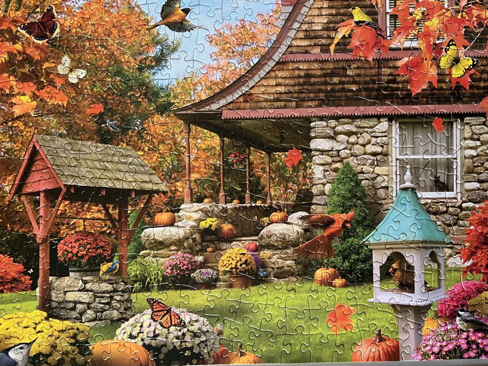 Autumn Well Wishes - Bits & Pieces 300 puzzle collectible [Barcode 192949071330] - Main Image 2